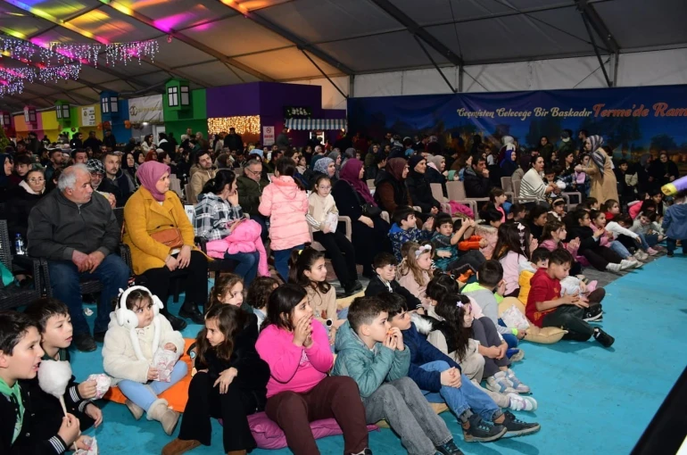 Ramazan coşkusu Terme’de sahneye taşındı