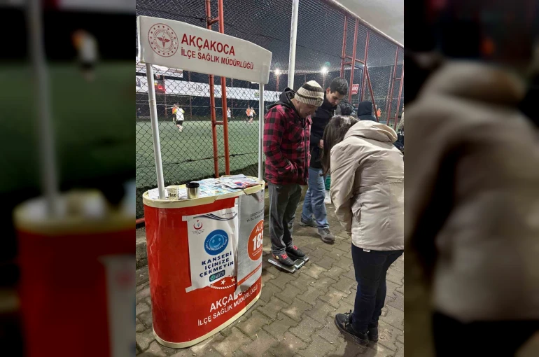 Ramazan turnuvasında sağlık standı
