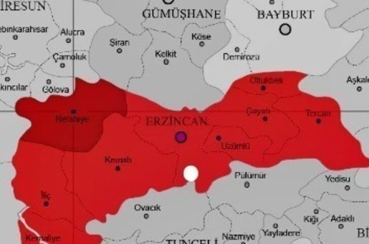 Refahiye’de 2.7 büyüklüğünde deprem