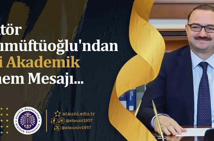Rektör Hacımüftüoğlu’ndan yeni akademik dönem mesajı