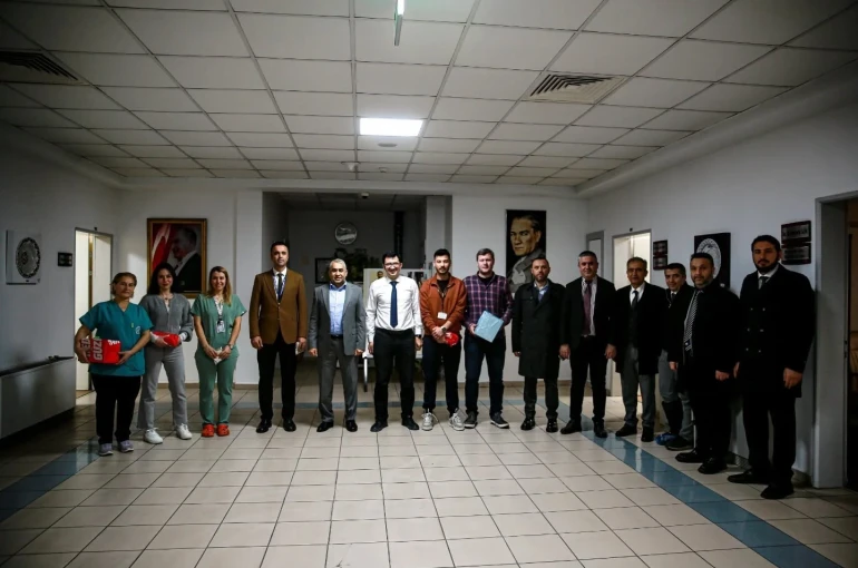 Rektör Kent, ADÜ Hastanesi’nde hizmetleri yerinde inceledi