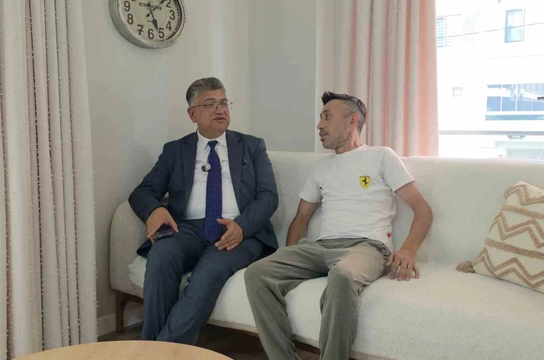 Rektör Kızıltoprak’tan 18 yıl sonra yeniden uyuyabilen Gazi Mehmet Tüfek’e anlamlı ziyaret