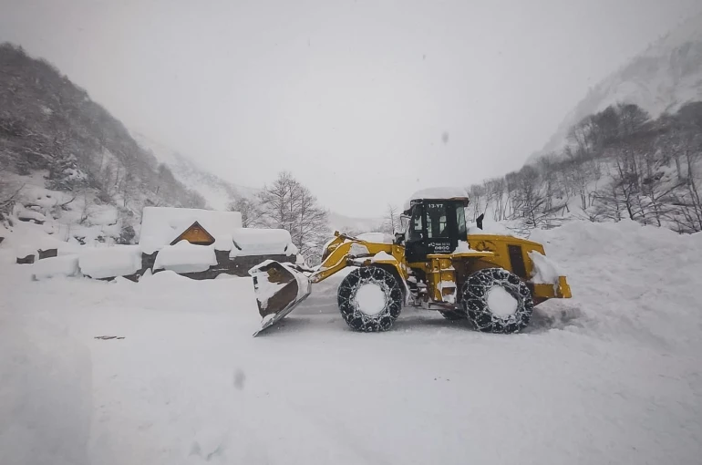 Rize’de 17 köy yolu kar nedeniyle ulaşıma kapandı