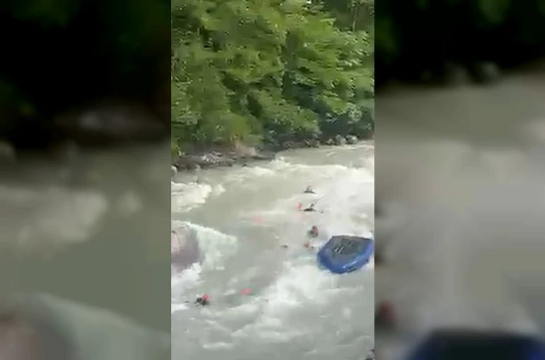 Rize’de AFAD personelinin hayatını kaybettiği kazanın görüntüsü ortaya çıktı