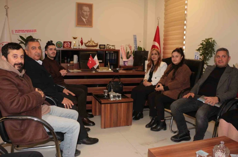 Sağlık-Sen heyeti, Cizre Sağlık Müdürü Karaşi ile bir araya geldi