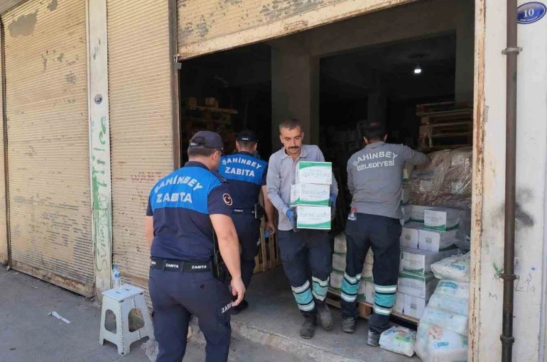 Şahinbey Belediyesi’nden sahte etiket operasyonu