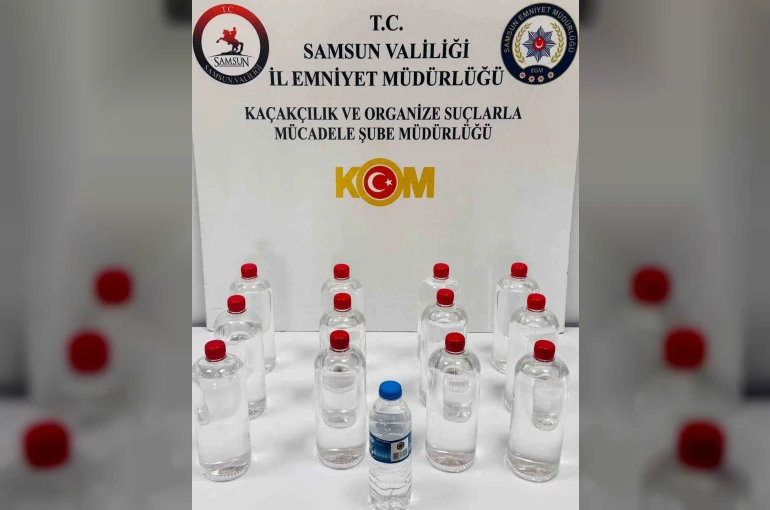 Sahte alkol operasyonu: 12 litre etil alkol ele geçirildi