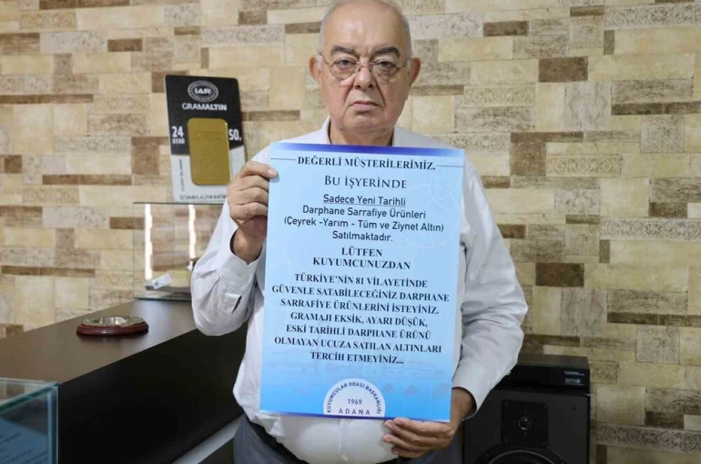 Sahte ve ayarı düşük altınlar arttı, darphane dışı ürün satışı yasaklandı