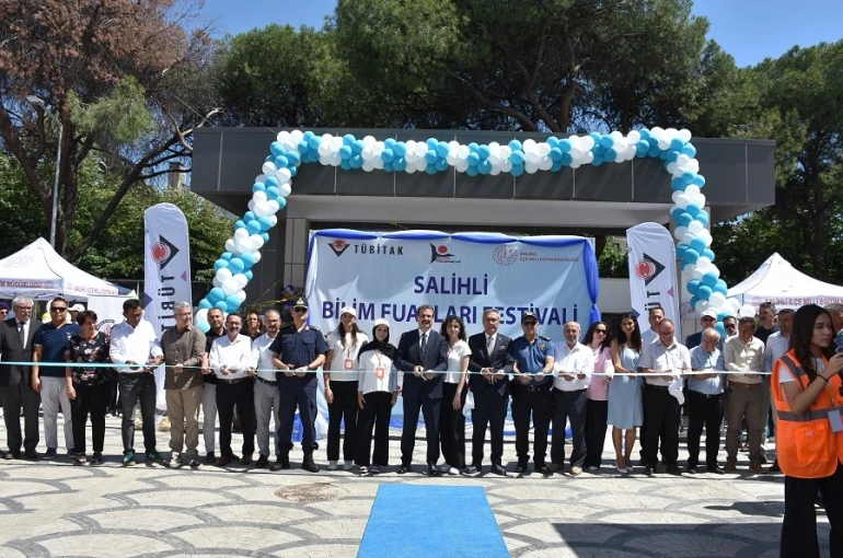 Salihli Bilim Fuarları Festivali açıldı