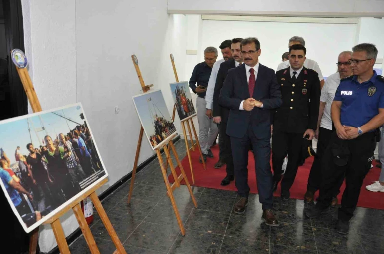 Salihli’de "15 Temmuz Destanı Fotoğraf Sergisi" açıldı 