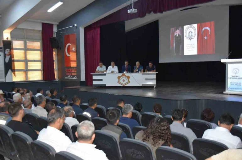 Salihli’de muhtarlara yangın riskine karşı kritik uyarılar