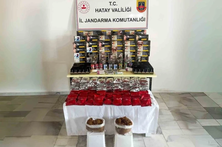 Samandağ’da kaçak tütün operasyonu