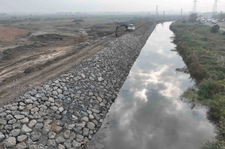 Samsun yeni OSB’de ıslah ve drenaj çalışmaları sürüyor