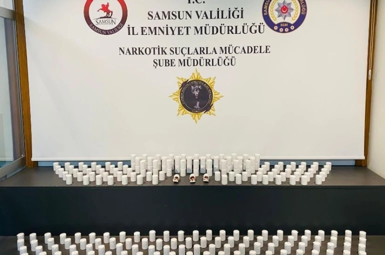 Samsun’da 10 bin uyuşturucu hap ele geçirildi