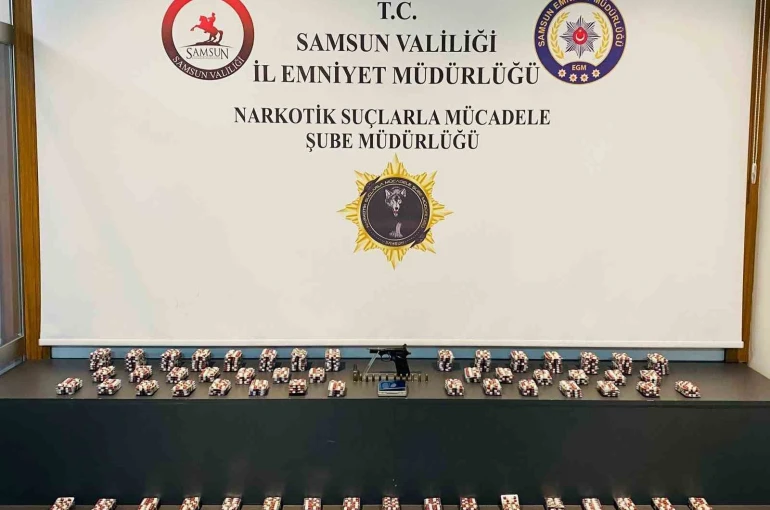 Samsun’da 18 bin uyuşturucu hap ele geçirildi