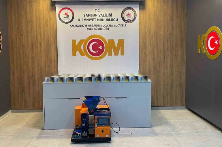 Samsun’da 20 bin kaçak sigaraya ele geçirildi