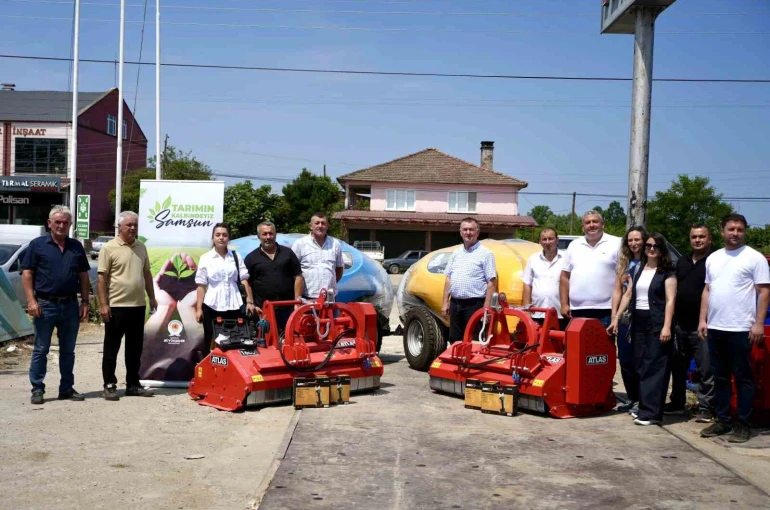 Samsun’da 250 kivi üreticisine makine ve ekipman desteği
