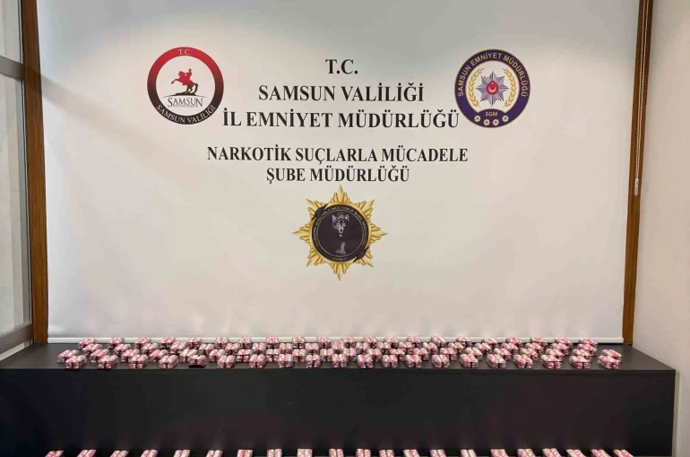 Samsun’da 4 bin 410 adet sentetik ecza ele geçirildi