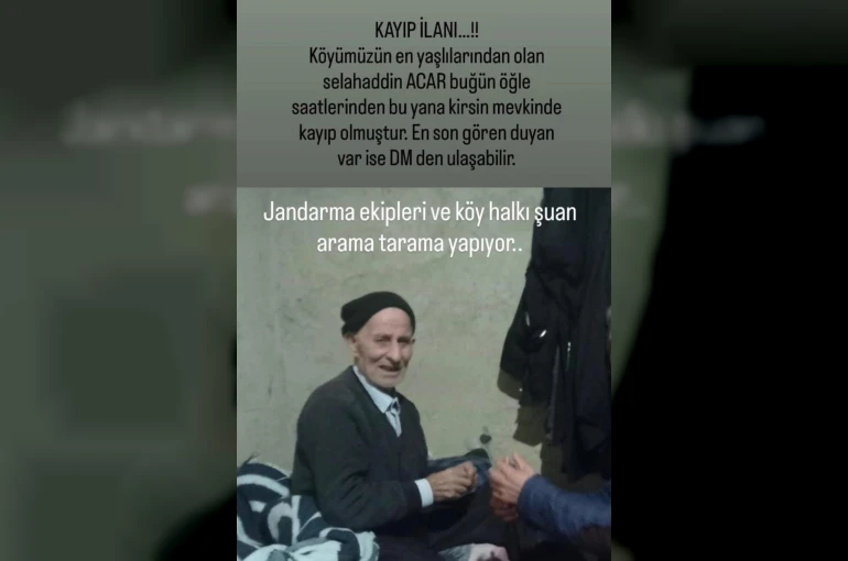 Samsun’da 84 yaşındaki adam kayboldu, ekipler seferber oldu