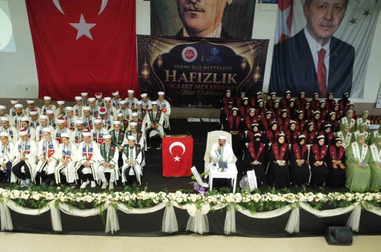 Samsun’da 86 hafızın icazet heyecanı