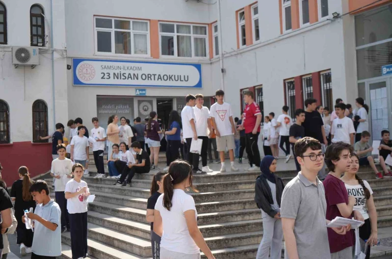 Samsun’da binlerce öğrencinin LGS heyecanı