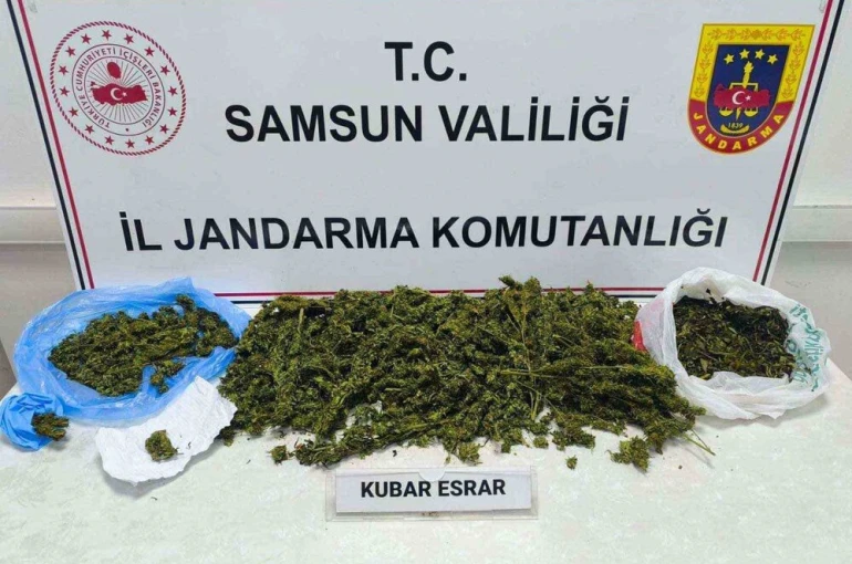 Samsun’da jandarmadan uyuşturucu operasyonu: 1 gözaltı