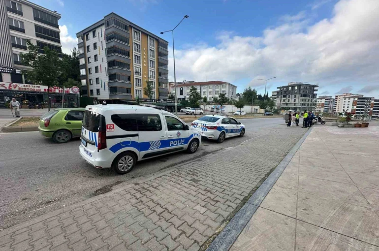 Samsun’da motosiklet kazası: 1 yaralı