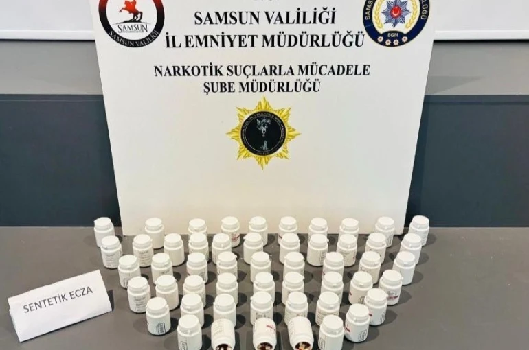 Samsun’da narkotik operasyonu: 2 gözaltı