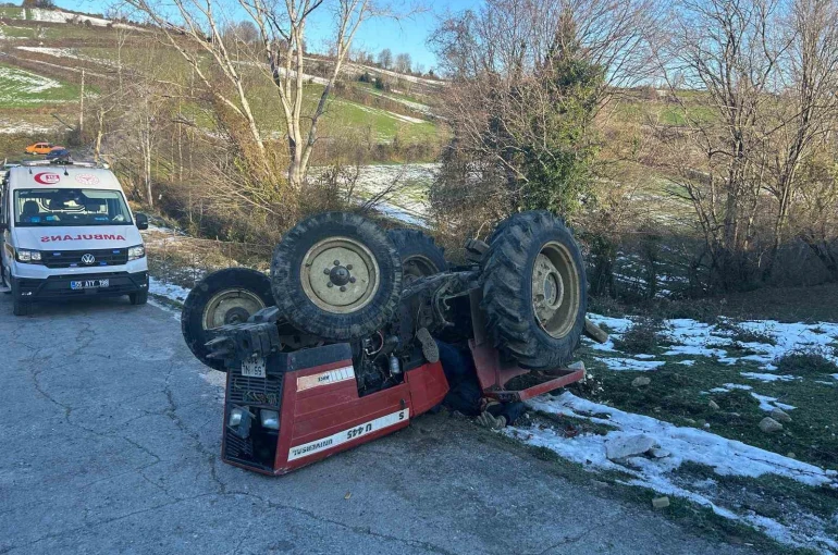 Samsun’da traktör kazası: 1 ölü