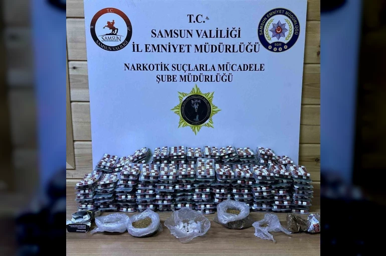 Samsun’da uyuşturucu operasyonu: 3 gözaltı