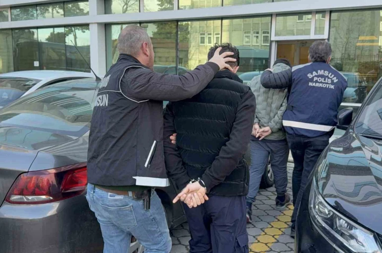Samsun’da uyuşturucu operasyonu: 3 gözaltı