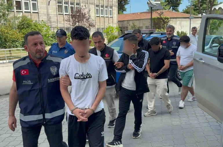 Samsun’da uyuşturucu ticaretinden 4 kişi adliyeye sevk edildi
