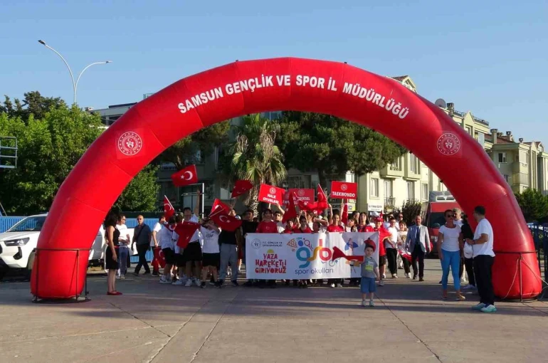 Samsun’da Yaz Spor Okulları coşkuyla açıldı