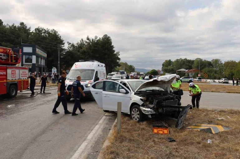 Samsun’da zincirleme trafik kazası: 6 yaralı