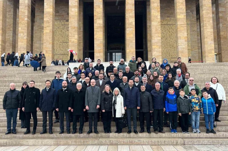 Samsunlu mübadillerden Anıtkabir ziyareti