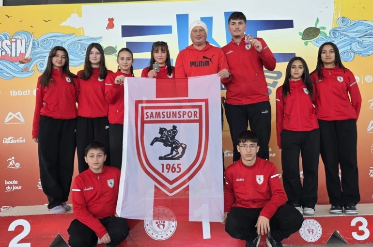 Samsunspor Bocce takımı başarıya doymuyor