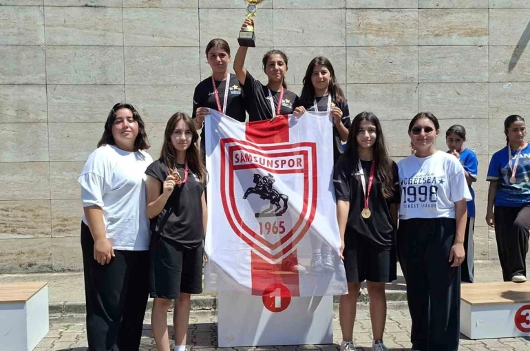 Samsunspor Bocce Takımı Yıldız Kızlar, Türkiye şampiyonu oldu 