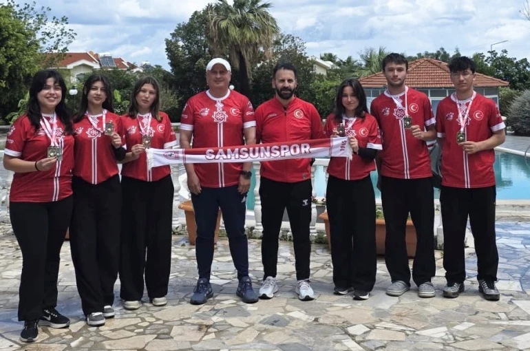 Samsunspor Çim Topu Takımı uluslararası arenada göz doldurdu