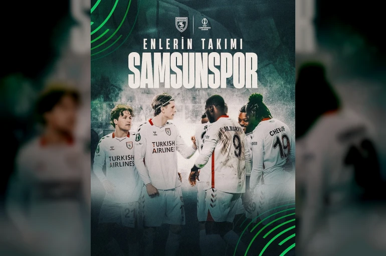 Samsunspor’dan UEFA Konferans Ligi’nde dikkat çeken istatistik