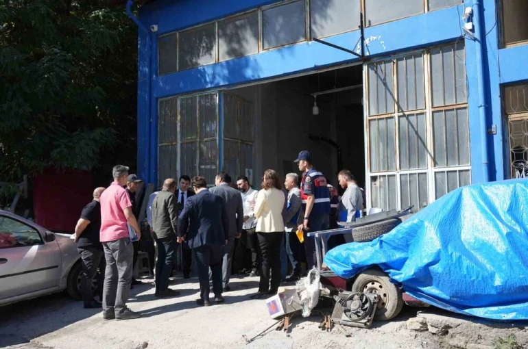 Sanayi sitesinde işlenen cinayette yeni gelişme: Olay yerinde keşif yapıldı