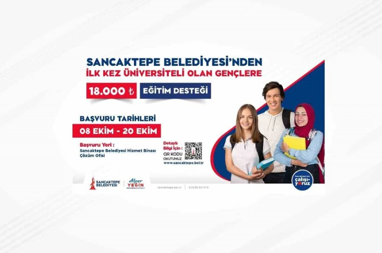 Sancaktepe Belediyesi’nden üniversite öğrencilerine eğitim desteği