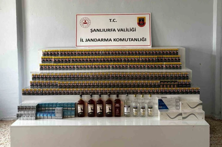 Şanlıurfa’da 2 bin 558 paket gümrük kaçağı sigara ele geçirildi