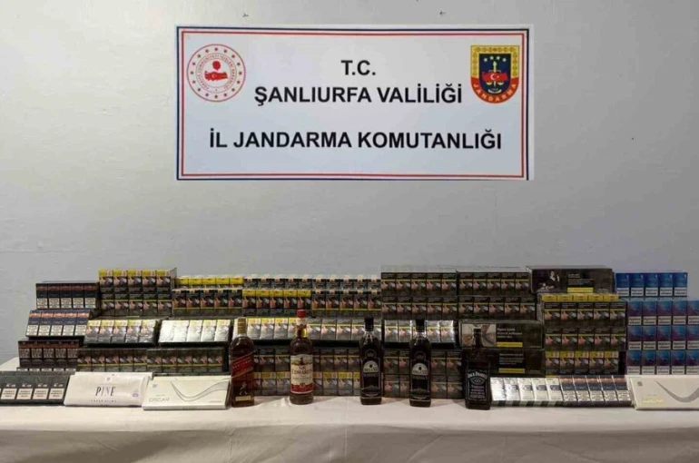 Şanlıurfa’da 3 bin 800 paket kaçak sigara ele geçirildi