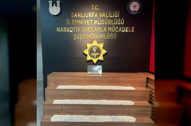 Şanlıurfa’da 34 bin adet uyuşturucu hap ele geçirildi