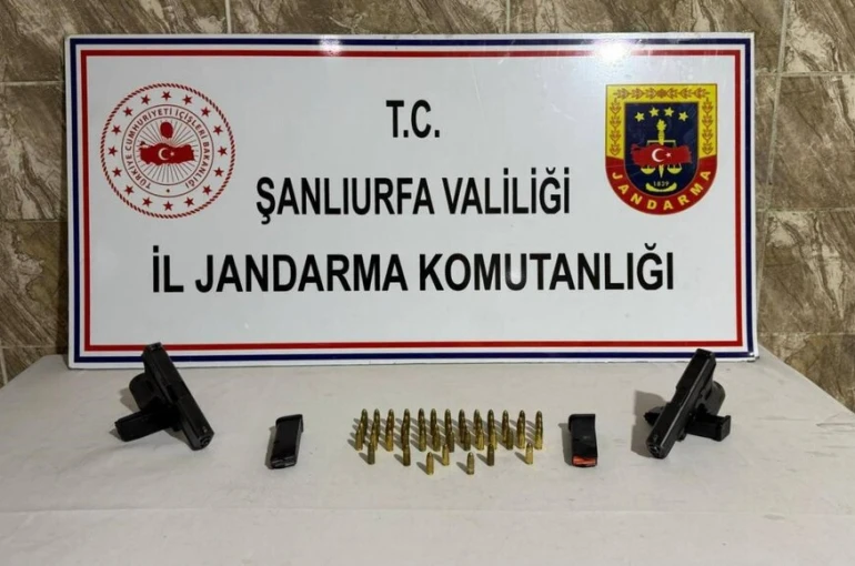 Şanlıurfa’da 5 ruhsatsız silah ele geçirildi