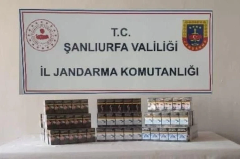 Şanlıurfa’da gümrük kaçağı 910 paket sigara ele geçirildi