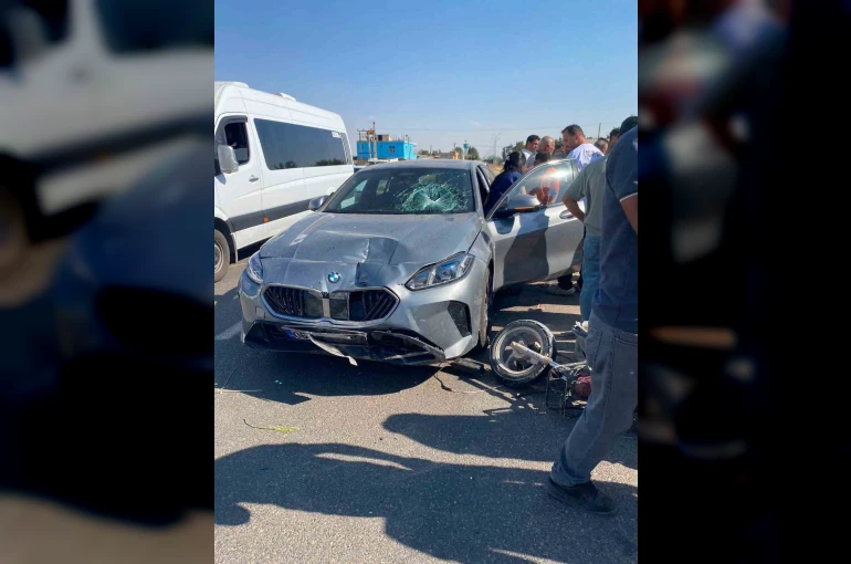 Şanlıurfa’da otomobille motosiklet çarpıştı: 2 yaralı
