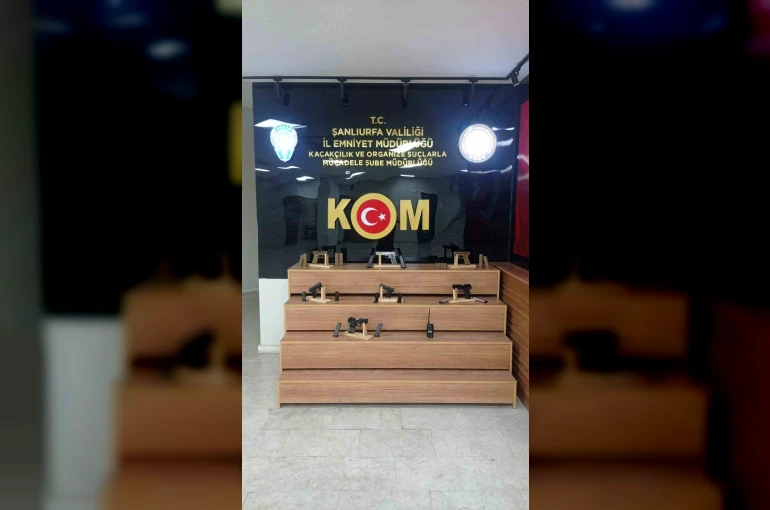 Şanlıurfa’da silah kaçakçılığı operasyonunda 2 tutuklama