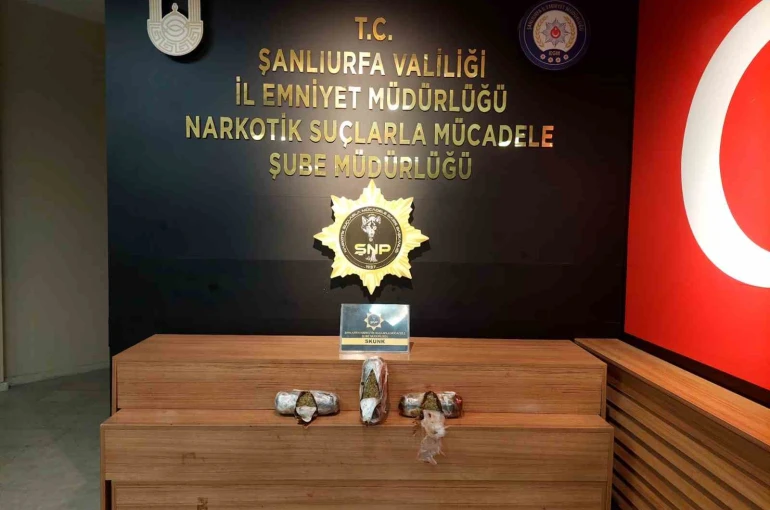 Şanlıurfa’da uyuşturucu operasyonu: 1 tutuklama