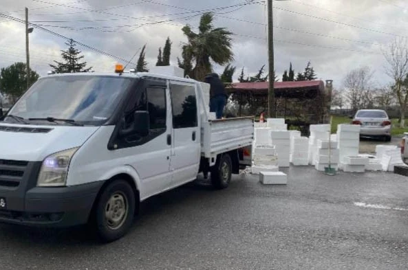 Sansun’da kaçak avlanan 2,6 ton mezgide el konuldu